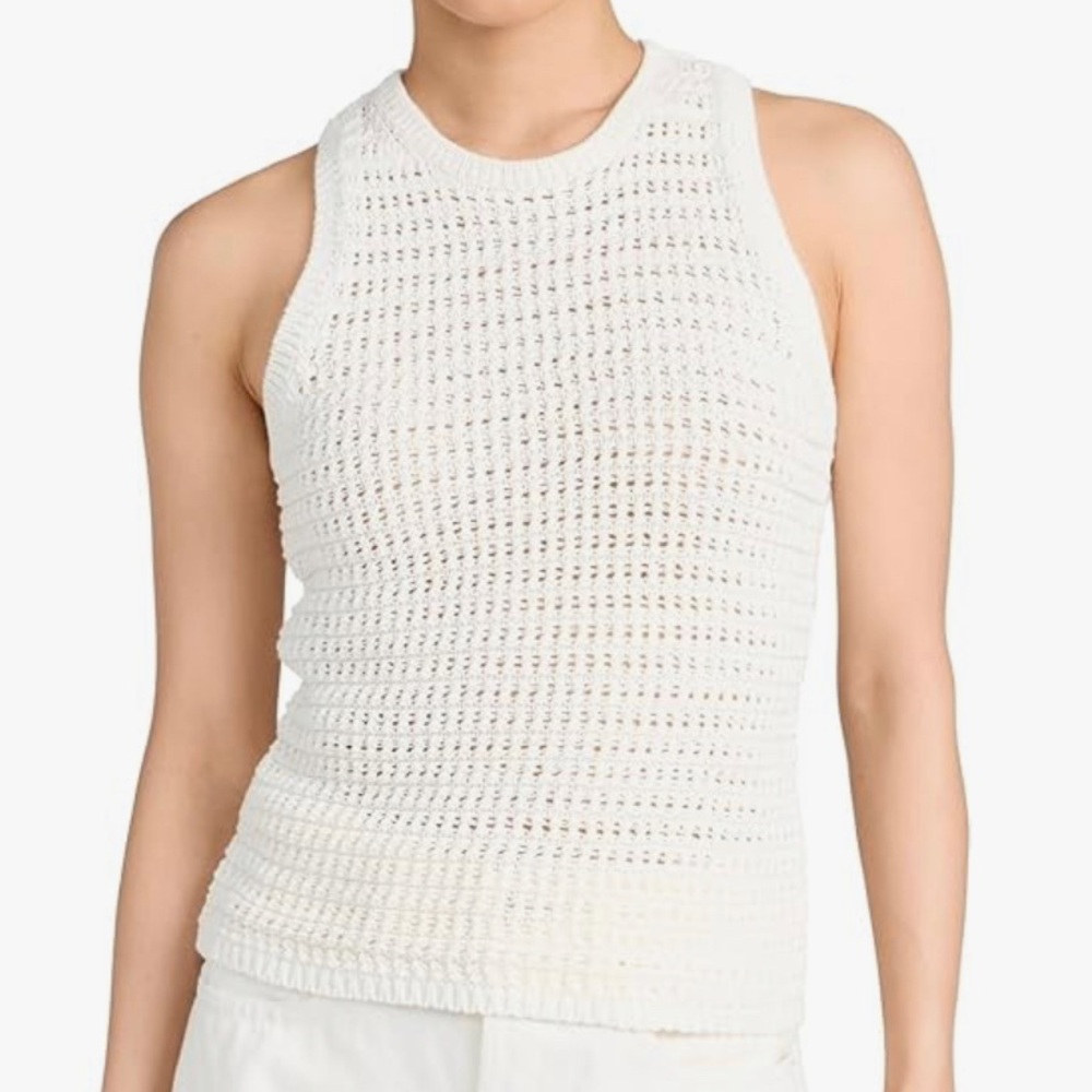 MADEWELL•Women’s Crochet Knit Sleeveless Top Size Small